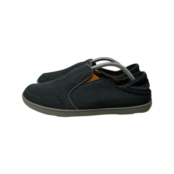 OluKai Slip On Shoes Men\'s Size 10 Nohea Mesh Grey Orange Coastal main image 6